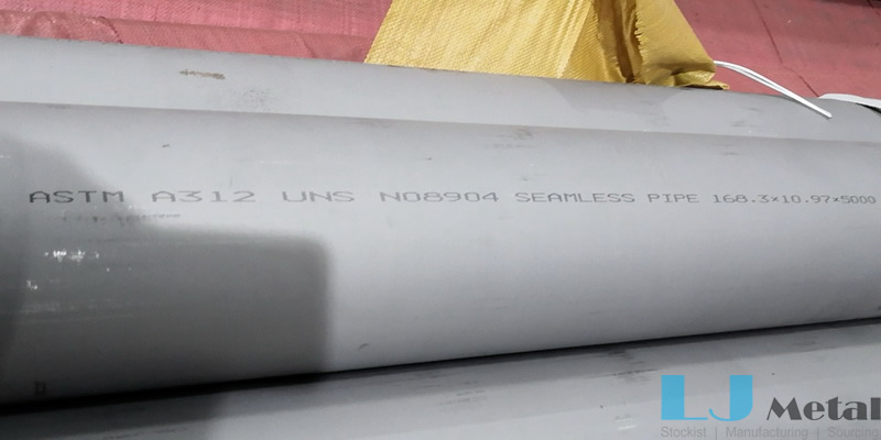 6inch Sch80s 904L, 1.4539 seamless pipe marking