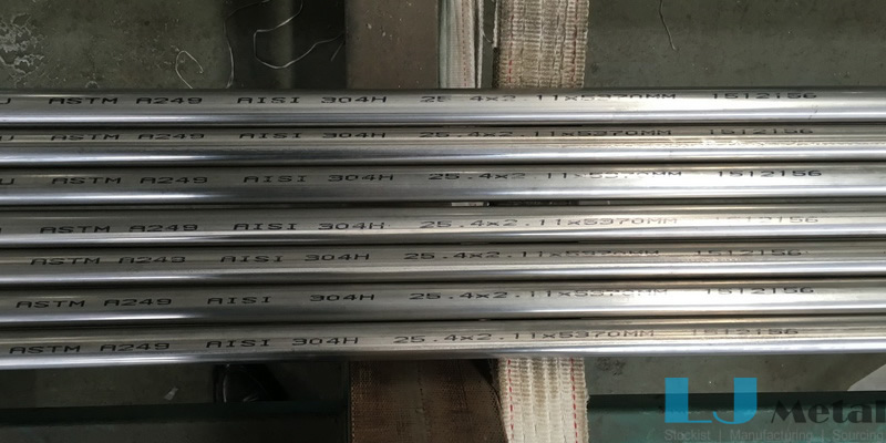 Marking for TP304H welded tube